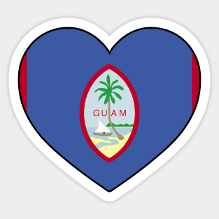 Heart - Guam Sticker